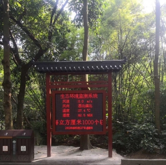 廣東省東莞大屏嶂森林公園-負氧離子在線監(jiān)測系統(tǒng)